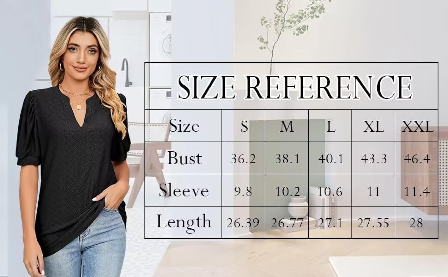 Buy Womens Summer Tops, V Neck Ruffle Sleeve Blouses, Short